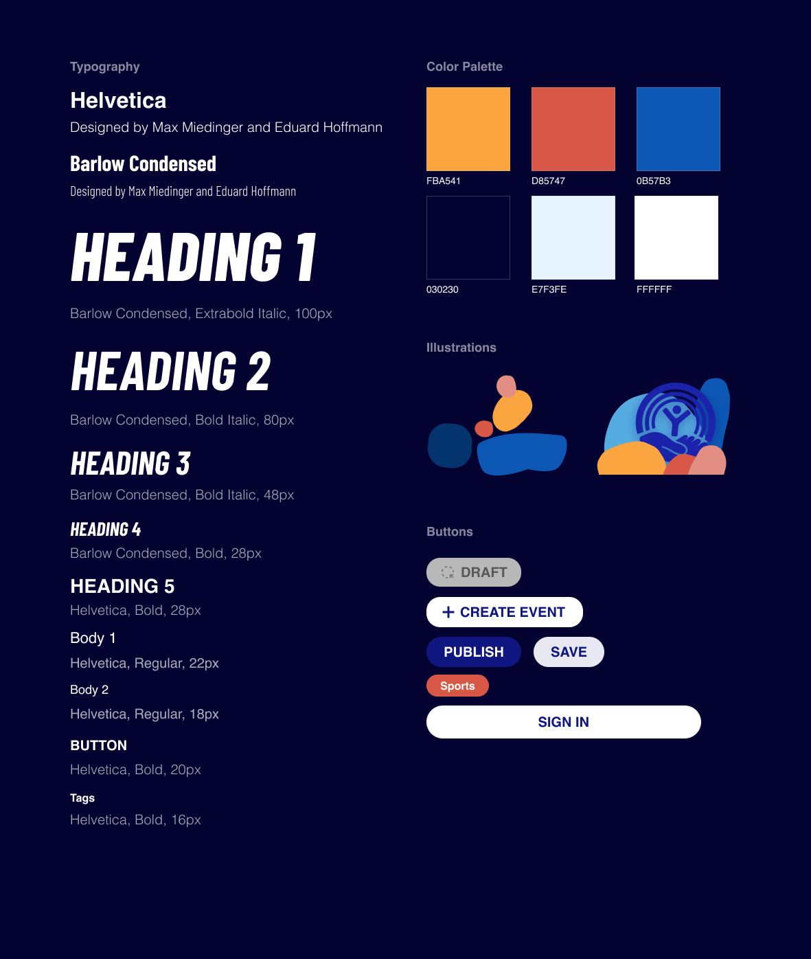 Color and typography