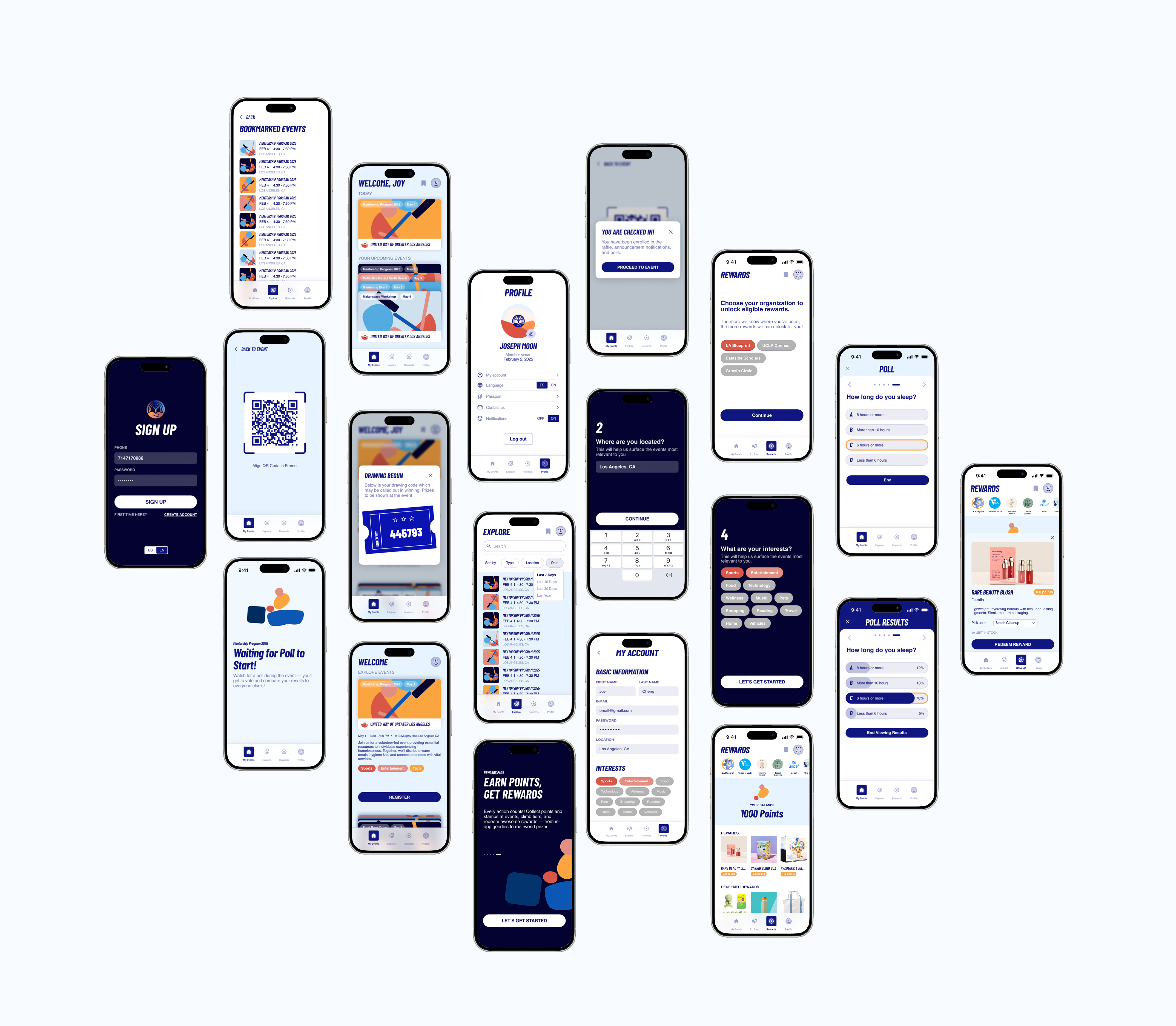 Student app final designs